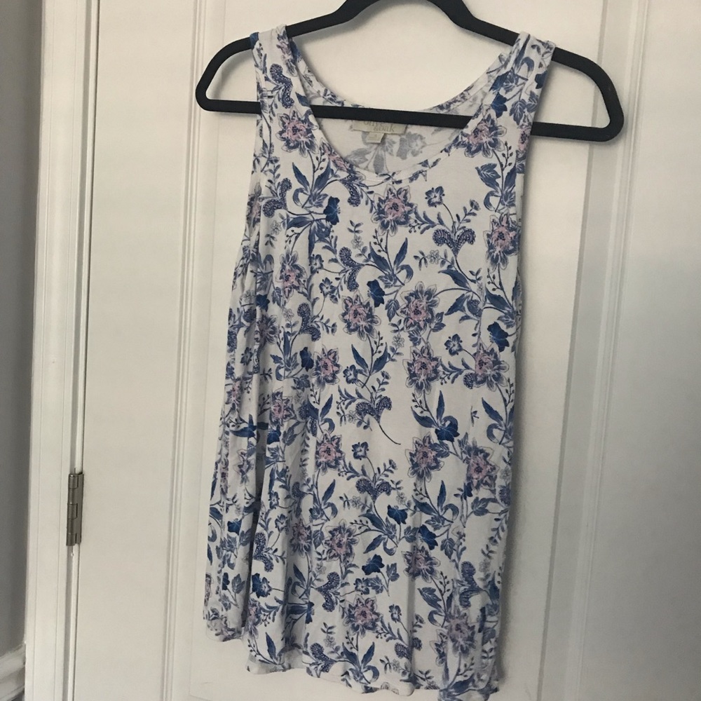 Olive & oak tank